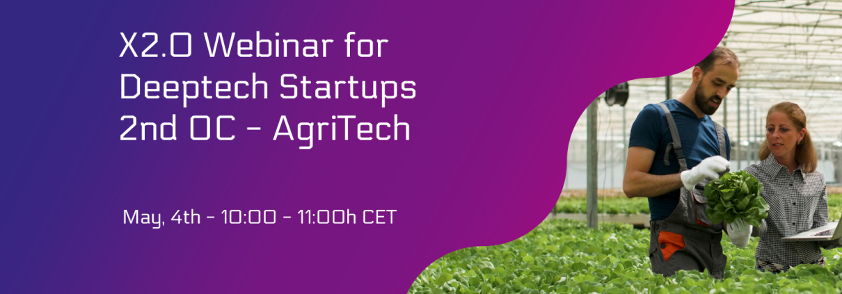 Info Webinar for STARTUPS in agritech